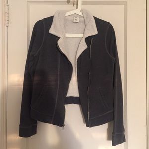 Abercrombie & Fitch Sherpa Lined Jacket